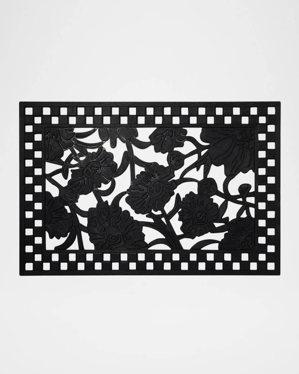 Daisy Rubber Door Mat, 24" x 36"